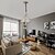 cheap Candle-Style Design-Modern Clear Crystal Chandelier Adjustable 1/6/8 Lights Crystal Glass Flush Mount Hanging Ceiling Pendant Light Classic Candle Style Lighting Fixture E12/E14 for Bedroom Living Room Hallway Entry 110-240V