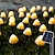 preiswerte Bodenlichter-LED-Solar-Lichterkette, Feenpfad, Rasenlandschaft, Pilzlampe, Outdoor, Weihnachten, Garten, Terrasse, Girlande, Straßendekoration