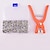 levne El Araçları-kovové patentní knoflíky se zesílenou patentkou kleště sada nářadí sada knoflíků na šití z nerezové oceli na džíny oděvy kutilské ruční práce domácí šicí potřeby příslušenství