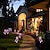 olcso Pathway Lights &amp; Lanterns-napelemes kültéri vízálló led neon flamingó pázsit lámpa napelemes kerti lámpák kültéri ösvény világítás pázsit terasz udvar sétány dekorációja