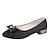 cheap Women&#039;s Flats-Women&#039;s Flats Slip-Ons Dress Shoes Comfort Shoes Outdoor Daily Solid Color Summer Low Heel Pointed Toe Elegant Fashion Comfort Walking PU Loafer Silver Black Purple