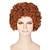 cheap Costume Wigs-Adult Wig Short Curly Reddish Orange Wig Halloween Cosplay Costume Wig
