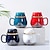 billige Drikkeglass-reise te-sett keramisk bærbar lucky cat te-krus - perfekt for reise, kontor eller som gave!