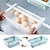 billige Kjøkkenoppbevaring-kjøleskap multifunksjonelle lagdelte kjøleskapshyller fersk skillehylle kjøkken kjøleskap oppbevaring