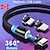 cheap Cell Phone Cables-2023 magnetic USB cable LED magnetic charging cable suitable for iPhone micro USB C type fast charging magnet charger mobile phone cable