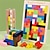 abordables Puzzles-blocs de bois 3d colorés puzzle entraînement cérébral jouet éducatif montessori pour les enfants pour améliorer l&#039;intelligence &amp; la créativité