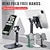 cheap Phone Holder-Phone Stand Cell phone tablet universal three-stage foldable lift Flexible Table Desktop Adjustable Cell Smartphone Stand