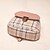 baratos Mochilas de Moda-minimochila xadrez com aba e fivela de couro – bolsa elegante e compacta de volta às aulas em várias cores