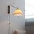 billiga LED-väggbelysning-lightinthebox vintage vägglampor med stickpropp och strömbrytare trä vägglampa e27 sänglampor för sovrum justerbar mässingshållare inomhus vardagsrum wall wash lampor 110-240v