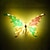 cheap Halloween 2023-Elf Electric Wings Angel Glitter Wings DIY Assembly Holiday Party Dress Up Wings for Halloween