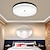 billige Indbyggede og semiindbyggede ophæng-flush mount led rund loftslampe 40/50cm sort ultra tynd 3 farver loftslampe til soveværelse badeværelse stue køkken 110-240v