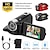 cheap Digital Camera-Portable Vlogging Camera Recorder Full HD 1080P 16MP 2.7 Inch 270 Degree Rotation LCD Screen 16X Digital Zoom Camcorder Support Selfie Continuous Shooting