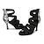 cheap Dance Boots-Women&#039;s Dance Boots Professional Fashion Boots Party / Evening Stylish Open Toe Zipper Adults&#039; Black