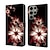 abordables Coques Samsung-téléphone Coque Pour Samsung Galaxy S23 S22 S21 S20 Ultra Plus FE A54 A73 Portefeuille Avec porte-cartes Flip magnétique Béquille Graphic Papillon Fleur TPU faux cuir