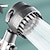 billiga Duschkranar-högtrycks 3-läges meddelandeduschhuvud med stoppknapp handhållen vattenbesparande spraymunstycke badrumstillbehör