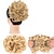 billige Chignons (nakkeknude)-ubesværet rodet knold-look: naturligt udseende syntetiske hårextensions med kamclips
