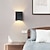 abordables Apliques de pared LED-Lightinthebox lámpara de pared LED para exteriores impermeable 6w iluminación arriba y abajo luz de pared curvada de doble cabezal para interiores dormitorio moderno luz blanca cálida 90-264v
