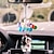 billige Anheng og dekor til bil-kul skull akryl bil hengende ornament bakspeil bil styling interiør tilbehør for bil dekorasjon