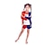 billiga Film- och TV-kostymer-Superhjältar Harley Quinn Självmordsgrupp Cosplay-kostym Kläder Flickor Film-cosplay Cosplay Halloween Röd Halloween Maskerad Kappa Byxor T-shirt