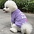 baratos Roupa para Cães-Camisas para cachorro com brinquedo de cachorro, roupas lisas, camiseta para cachorro, colete macio e fino, 1 peça, camisas adequadas para extra pequeno, médio e grande