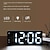 billiga Radioapparater och klockor-digital elektronisk väckarklocka stor led väckarklocka med temperaturdisplay 12/24 timmar snooze usb-kontakt eller aaa strömförsörjning lämplig för sovrum och vardagsrum (inga batterier och adaptrar)