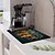 cheap Kitchen Utensils &amp; Gadgets-Spice Printing Placemat Coffee Machine Pad Household Kitchen Tableware Drain Mat Bathroom Coaster