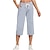 abordables Pantalons de Yoga et Bloomers-pantalon capri de salon de yoga actif pour femmes avec poches loisirs confortables