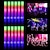 cheap Decorative Lights-Colorful Sponge Foam Fluorescent Stick Concert Aid Flash Stick Bar Performance Large LED Light Up Stick Props Glow In Dark Party Supplies