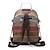 cheap Backpacks &amp; Bookbags-Men&#039;s Women&#039;s Backpack Commuter Backpack Outdoor Daily Color Block Canvas Adjustable Large Capacity Waterproof Zipper Multicolor Brown