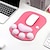 halpa Hiirimatot-ergonominen 3D-hiirimatto rannetuella söpö kissan tassu pehmeä mukava silikoni rannetuki hiirimatto liukumaton rannetyyny tietokonetoimistoon tietokonepeliin