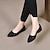 cheap Women&#039;s Flats-Women&#039;s Flats Clear Shoes Comfort Shoes Daily Solid Color Cut-out Summer Sparkling Glitter Zipper Flower Low Heel Round Toe Elegant Casual Minimalism Walking Faux Suede PU Loafer Black Beige
