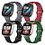 Χαμηλού Κόστους Ζώνες ρολογιών Fitbit-4 Πακέτο Smart Watch Band Συμβατό με Fitbit Versa 3 Sense Versa 4 Sense 2 σιλικόνη Εξυπνο ρολόι Λουρί Αδιάβροχη Ρυθμιζόμενο Αθλητικό Μπρασελέ Αντικατάσταση Περικάρπιο