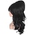 cheap Costume Wigs-Women Black Beehive Wig Long Curly Wavy Bouffant Heat Resistant Synthetic Hair wigs for Womens Vintage Costume Cosplay Halloween Party