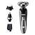 cheap Shaving &amp; Hair Removal-Electric Shaver 4D Floating Triple Blade Heads Shaving Machine Electric Shaver Rechargebale Razor Beard Trimmer Male Gift Face Care For Men