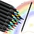 billige maling, tegning og kunstutstyr-8 stk regnbuefargede blyanter 7 farger i 1 regnbuefargede blyanter gave til barn. egnet for skoler lærere elever barn for å skissere doodling fargelegging maleri