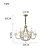 cheap Candle-Style Design-Modern Clear Crystal Chandelier Adjustable 1/6/8 Lights Crystal Glass Flush Mount Hanging Ceiling Pendant Light Classic Candle Style Lighting Fixture E12/E14 for Bedroom Living Room Hallway Entry 110-240V