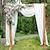 billige Vandtætte Gardiner-bryllup bue drapering stof chiffon stof draperi bryllup ceremoni reception swag dekorationer 70*550cm