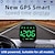 preiswerte Frontscheiben-Anzeigen-G4S HUD GPS Head-Up-Display LED Auto Tacho Elektronik Digital Alarm Erinnerung GPS HUD Autozubehör für alle Autos