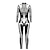 preiswerte Schädel &amp; Knochen-Totenkopf Halloween Cosplay Kostüm Ganzkörperanzug Bodysuit Einteiler Kinder Erwachsene Damen Karneval Maskerade Leistung Party Einfache Halloween-Kostüme Verkleiden