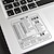 זול סורקים ומדפסות-עיון מדבקת קיצור מקלדת דבק למחשב מחשב נייד מדבקת קיצור דרך לשולחן העבודה עבור Apple Mac Chromebook Windows Photoshop