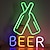 cheap Decorative Lights-Oktoberfest Cheers Beer Bottle Neon Bar Sign USB ON/OFF Switch Burger LED Neon Light for Pub Party Restaurant Club Shop Wall Decor