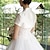 cheap Bridal Wraps-Shawls Women&#039;s Wrap Bolero Pure Elegant Short Sleeve Satin Wedding Wraps With Pure Color For Wedding Spring &amp; Summer