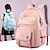 cheap Bookbags-School Backpack Bookbag Cartoon Kawii for Student Boys Girls Multi-function Wear-Resistant Breathable Polyester Oxford Cloth School Bag Back Pack Satchel 22 inch, Back to School Gift