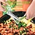 billiga Köksredskap och -apparater-uppdaterad 2024 örtsax-set - coola köksprylar för att skära färska trädgårdsörter - örtsax med 5 blad och lock, skarpt och rostfritt rostfritt stål, tål diskmaskin