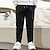 tanie Dolne części stroju-Dzieci Dla chłopców Spodnie Spodnie cargo Spodnie Kieszeń Jednokolorowe Oddychający Komfort Spodnie Na zewnątrz Moda Nowoczesne Codzienny Czarny Khaki Wysoka talia