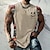preiswerte 3D-Tanktops für Herren-Herren Shirt Ärmelloses T-Shirt für Männer Graphic Farbblock Stammes Rundhalsausschnitt Bekleidung 3D-Druck Täglich Sport Gurte Bedruckt Modisch Designer Muskel