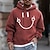 cheap Men&#039;s 3D Hoodies-Mens Graphic Hoodie Pullover Sweatshirt Custom Print Light Green Pink Red Blue Hooded Cartoon Prints Daily Sports 3D Streetwear Designer Middle Finger Casual Smile Face Cotton