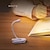 abordables Luces de lectura-mini lámpara de mesa clip de almacenamiento carga usb temperatura de 3 colores lámpara de atenuación continua led mini clip de libro luz nocturna 3w