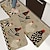 abordables Tapis et tapis de cuisine-Rectangulaire 3/5&quot; (1,5 cm) Carpettes Fabrication à la machine Polyester Anti-dérapant Forme Géometrique 3D