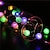 billige LED-kædelys-led krystalklar kuglesnor lys fairy fleksibel guirlande lys 1m 3m 30leds til fest bryllup juletræ ferie indretning belysning
